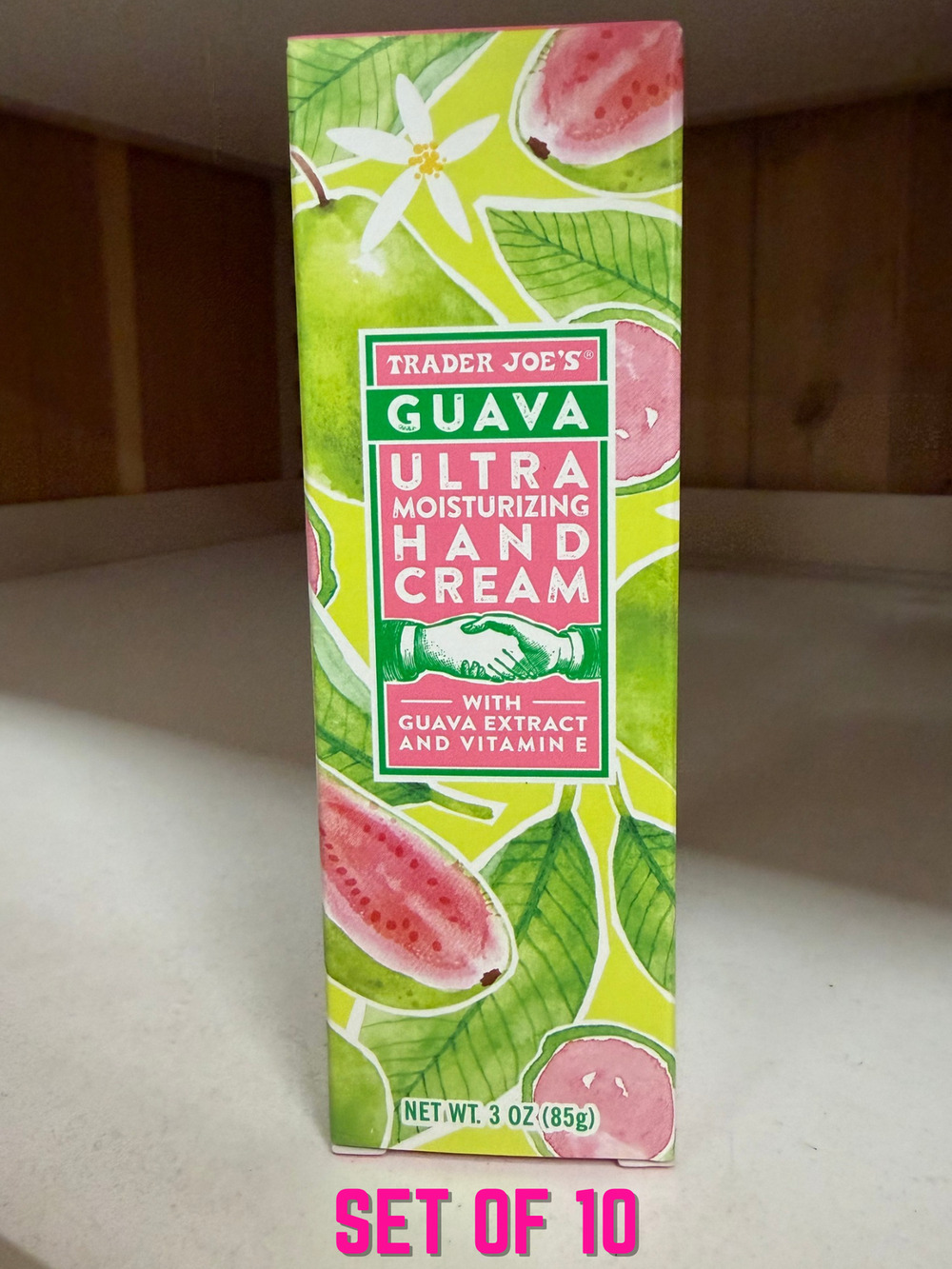 Set 10x! Trader Joe’s GUAVA Ultra Moisturizing Hand Cream Summer Limited Edition